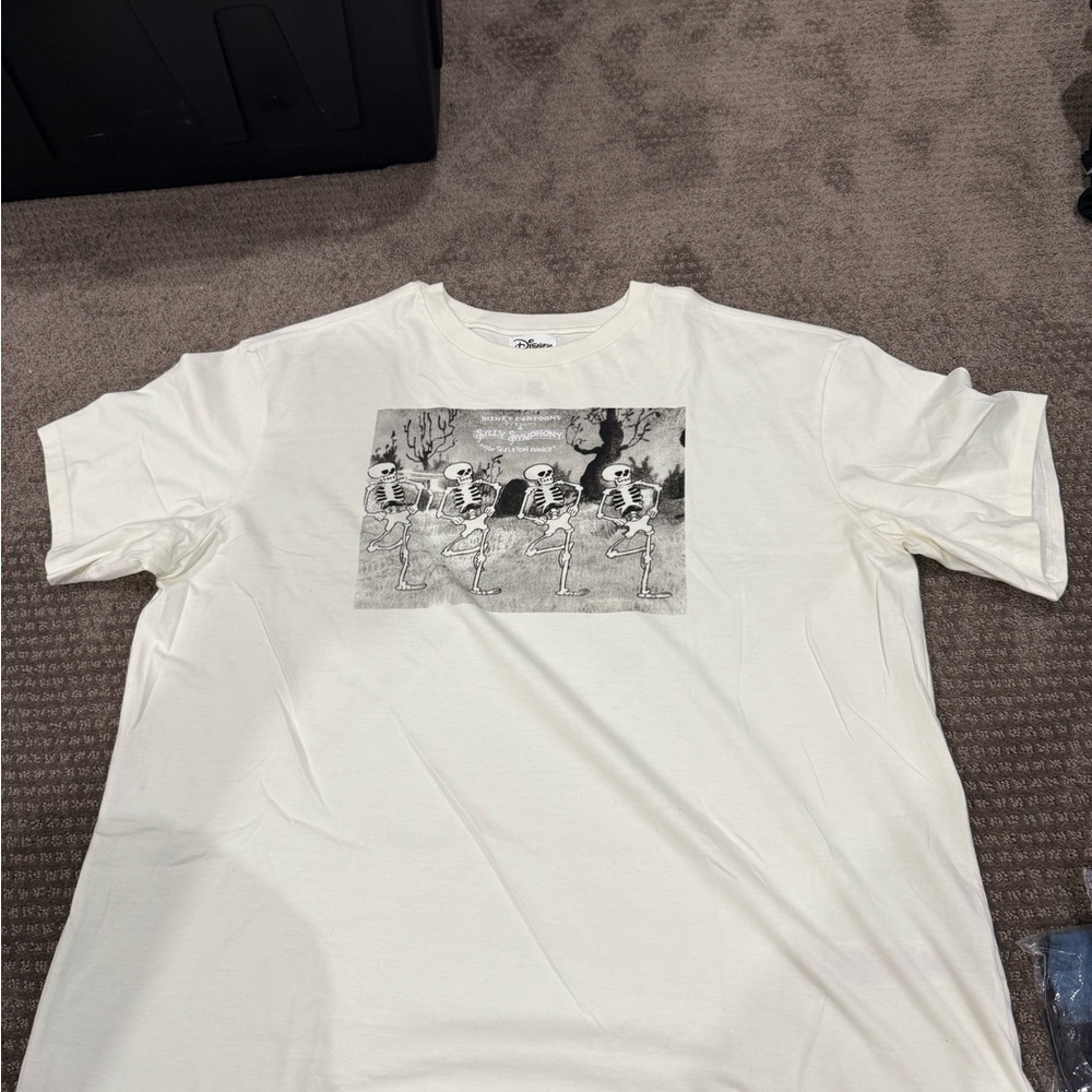 Disney silly symphonies tee skeleton dance